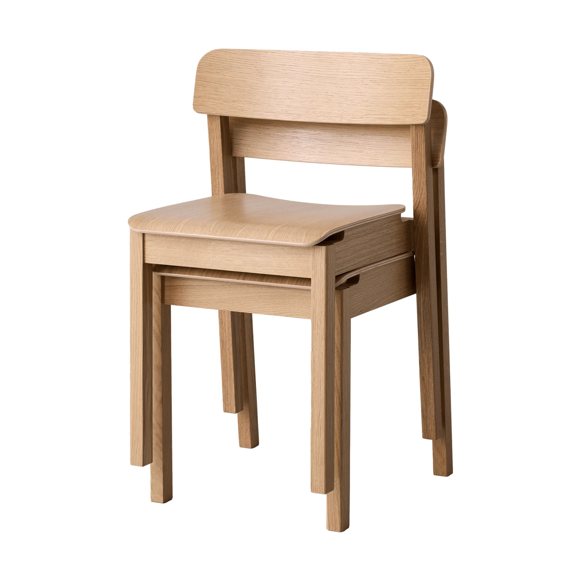 Everyday Chair chair, Lacquered oak MOEBE