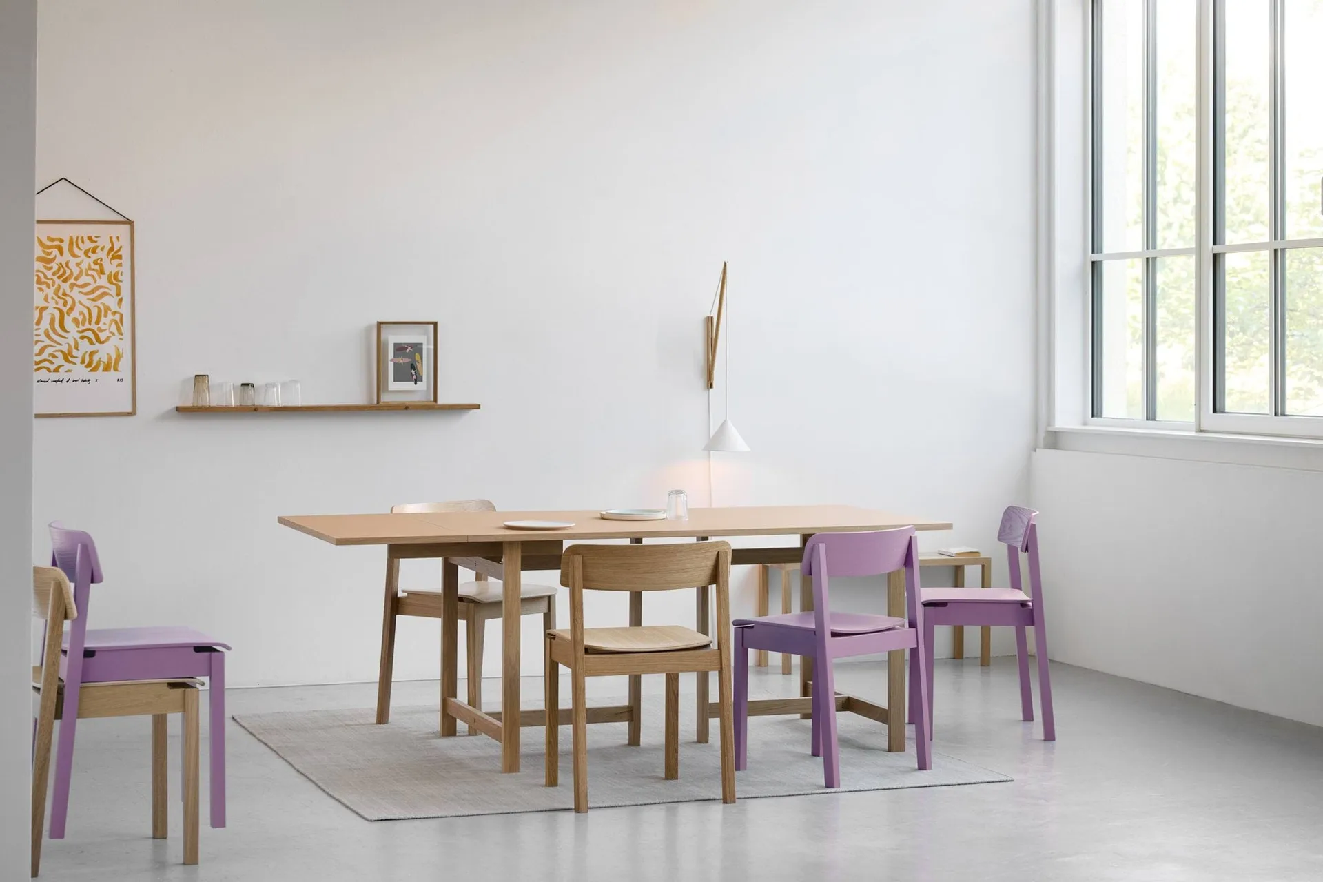 Everyday Chair chair, Soft lavender MOEBE