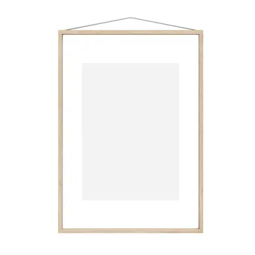 Moebe ash frame A2 44.8x61.5 cm - Transparent. Wood. Black - MOEBE