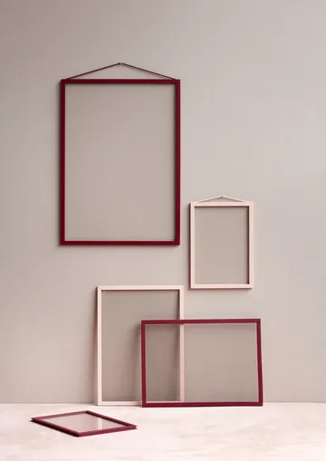 Moebe frame A3 31.3x43.6 cm - Transparent. Red - MOEBE
