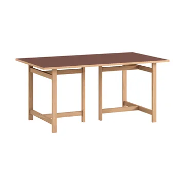 Moebe Rectangular dining table - Burgundy, 160x90 cm - MOEBE