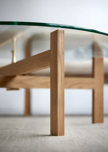 Moebe Round coffee table Ø88 cm - Oak - MOEBE