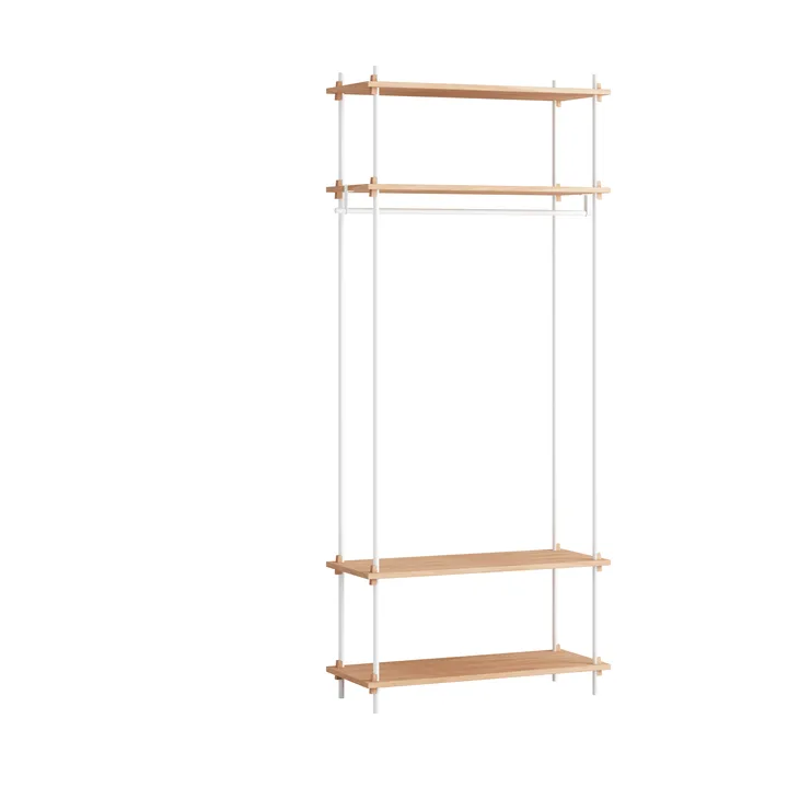Moebe shelving system s.200.1.F - Oak-white - MOEBE