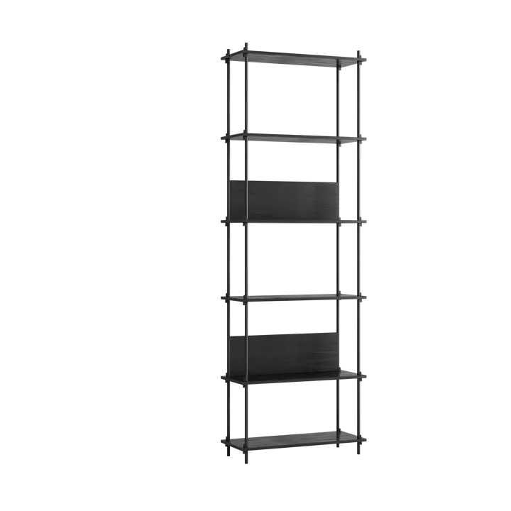 Moebe shelving system s.255.1.A - Black - MOEBE