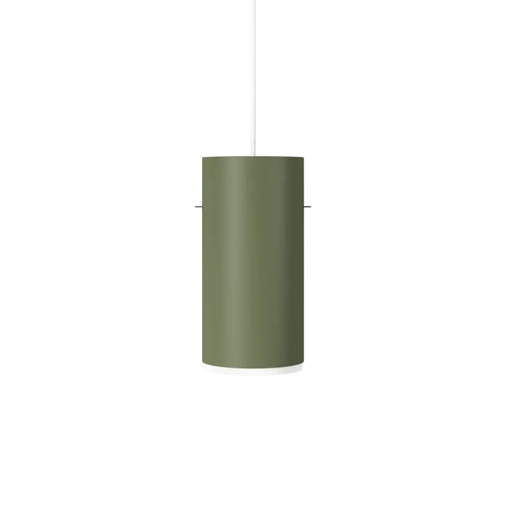 Moebe Tube pendant lamp large Ø14 cm - Pine green - MOEBE