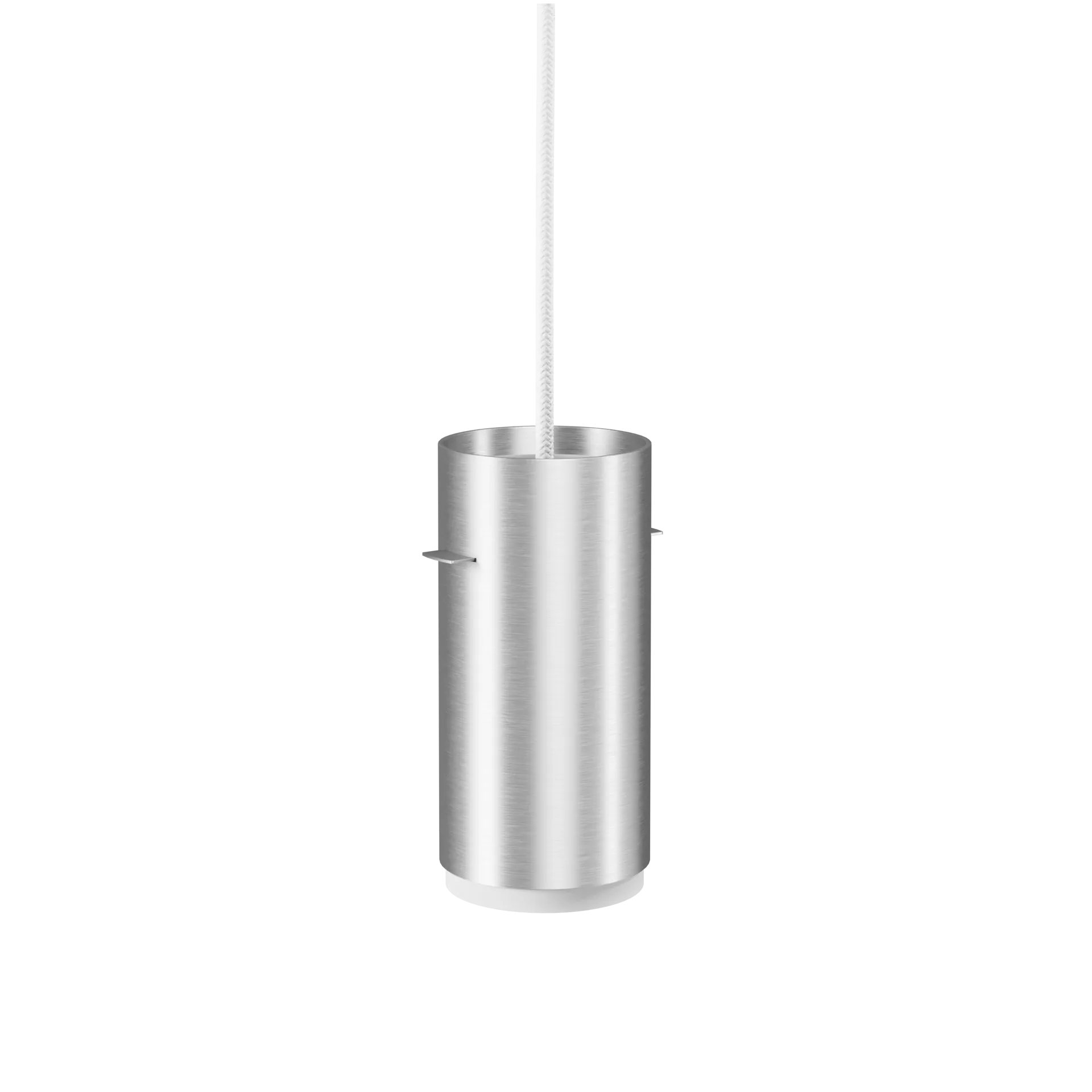 Moebe Tube pendant lamp small Ø8 cm, Brushed aluminum MOEBE