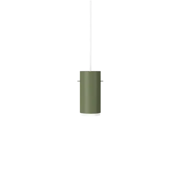Moebe Tube pendant lamp small Ø8 cm - Pine green - MOEBE