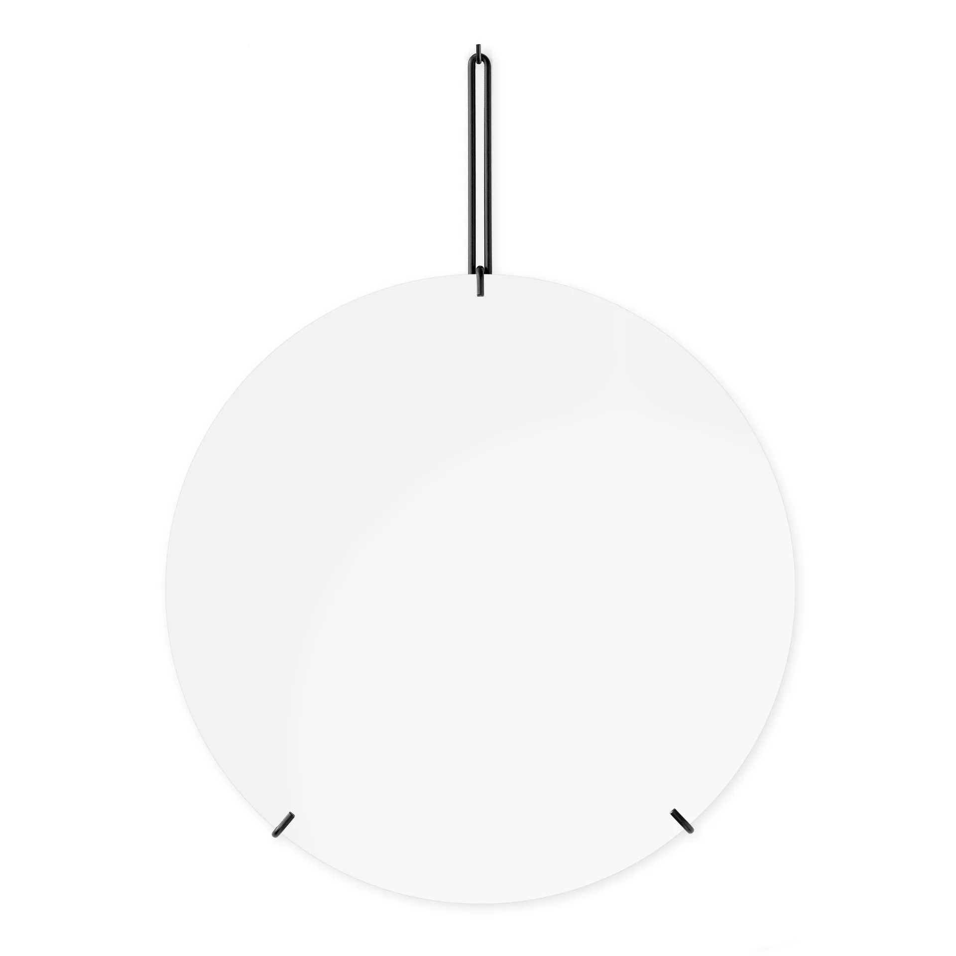 Moebe Wall mirror Ø 50 cm, black MOEBE