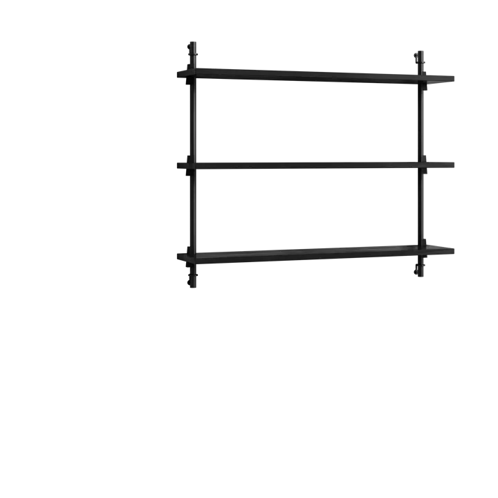 Moebe wall shelving ws.65.1 - Black - MOEBE