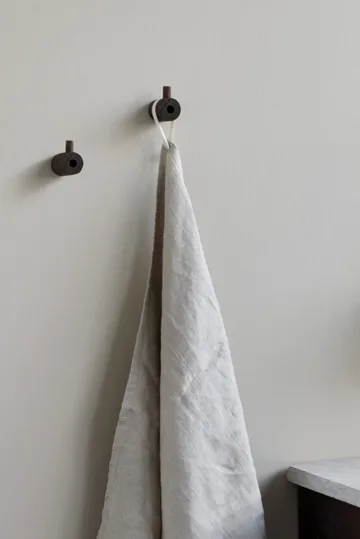 Moebe wooden wall hook - Smoked oak - MOEBE