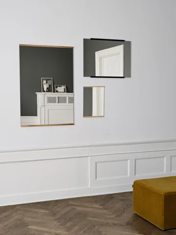 Rectangular wall mirror 30x40 cm - Ash - MOEBE