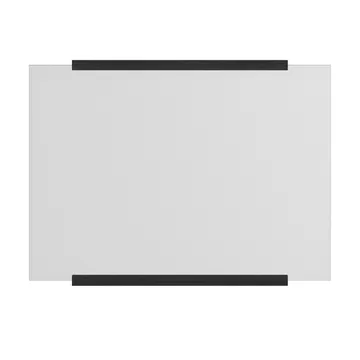 Rectangular wall mirror 30x40 cm - Black - MOEBE