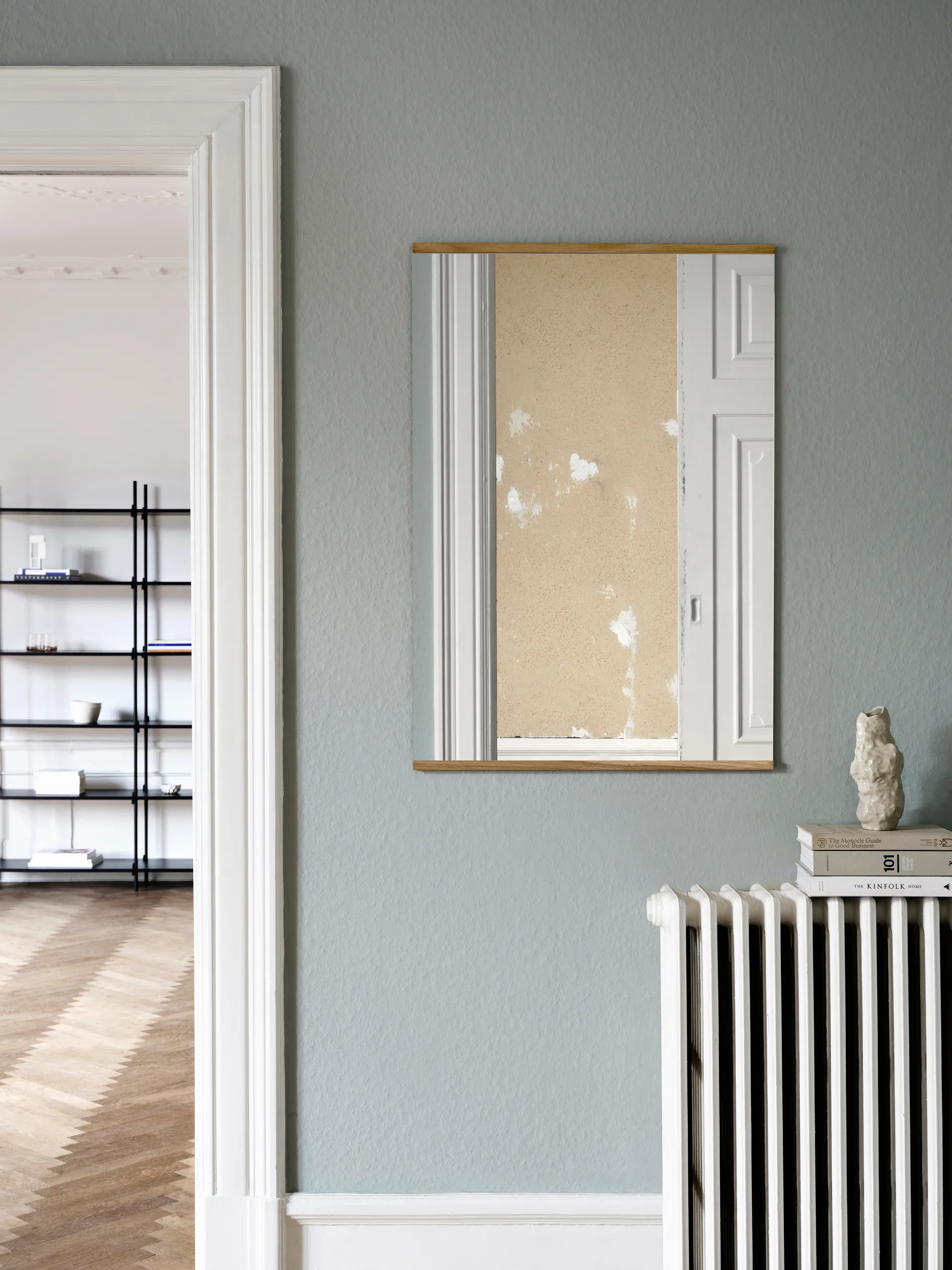 Rectangular wall mirror 70x100 cm, Oak MOEBE