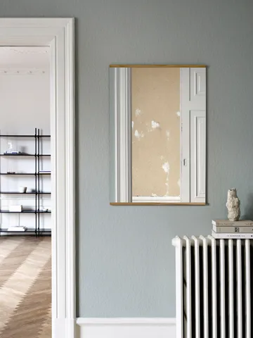 Rectangular wall mirror 70x100 cm - Oak - MOEBE