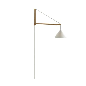 Suspended wall lamp - Oak-white - MOEBE