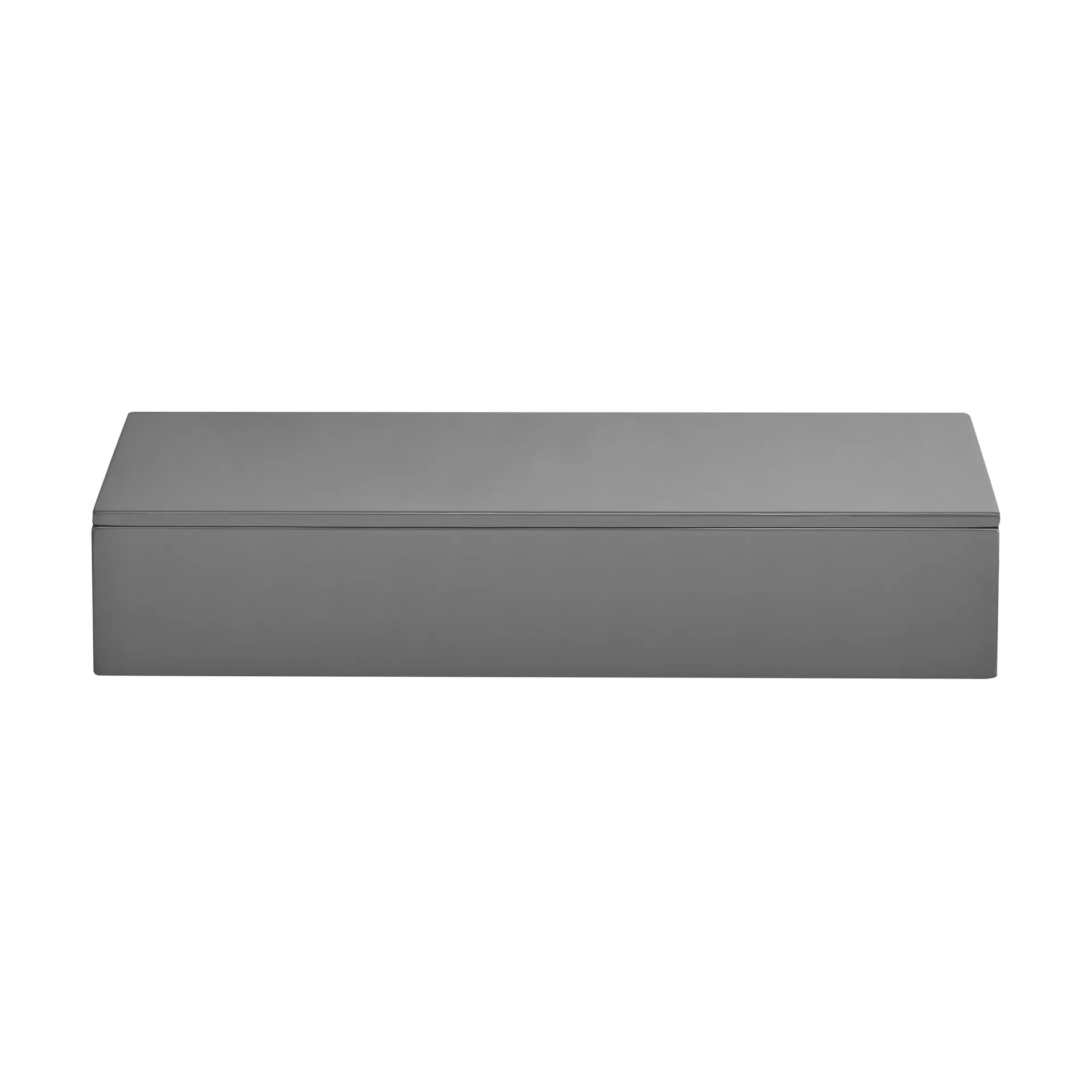 Lux lacquered storage box 38x19x7 cm, Anthracite Mojoo