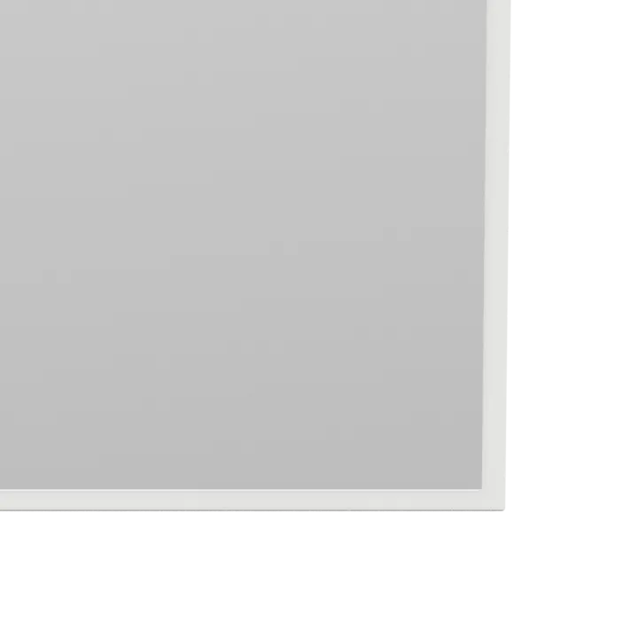 Colour Frame mirror 46.8x46.8 cm - White - Montana