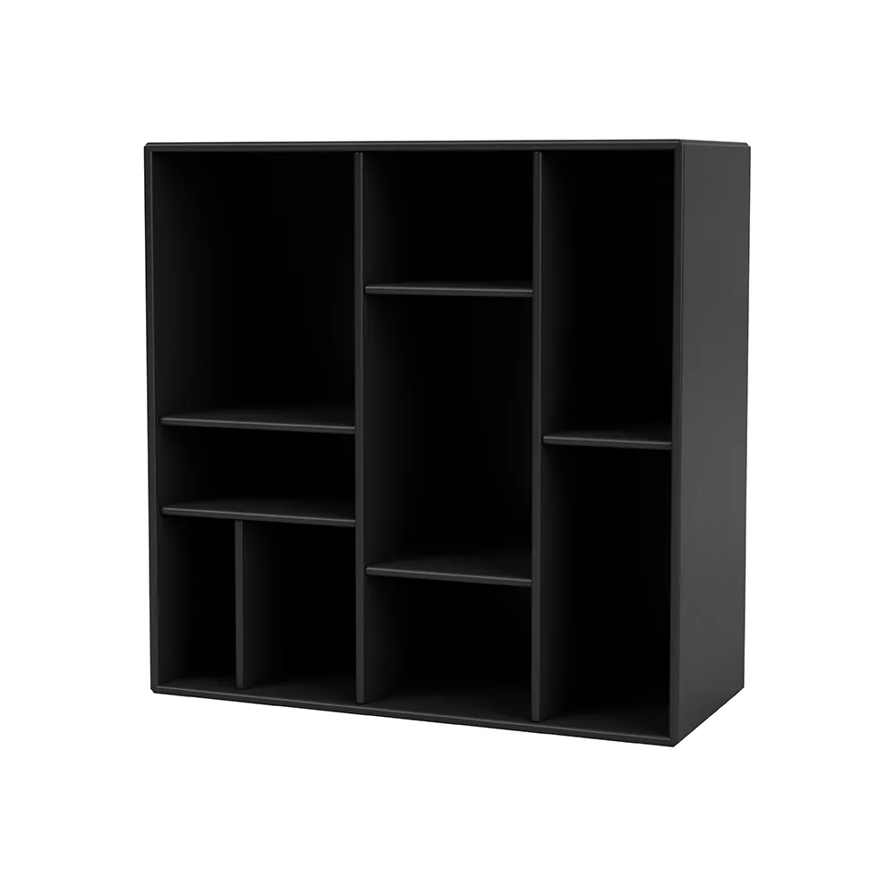 COMPILE decorative shelf 69.6x69.6 cm, Black 05 Montana