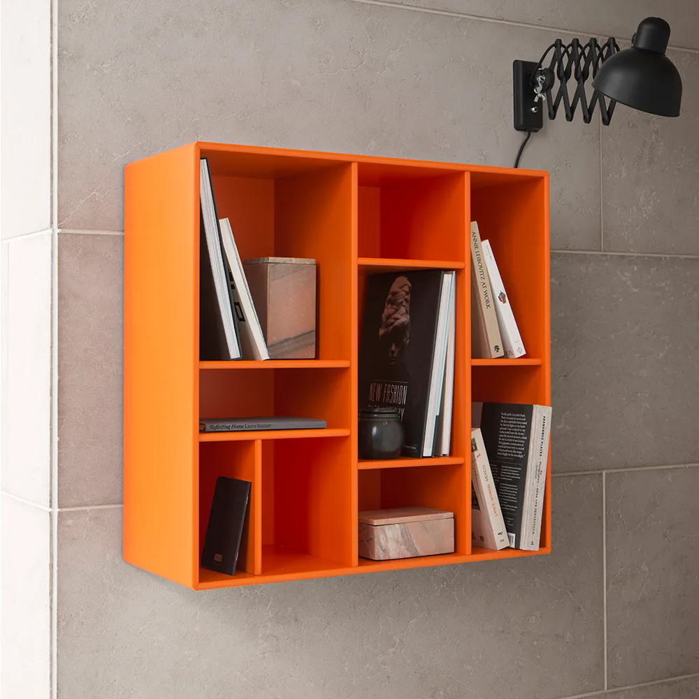 COMPILE decorative shelf 69.6x69.6 cm, Coffee 35 Montana