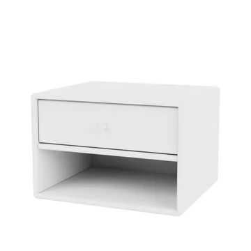 Dash bedside table - Snow 38, incl. suspension cm - Montana