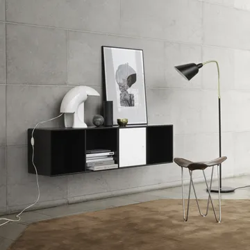 Line shelf module wall hung 1 door - Nordic 09 - Montana