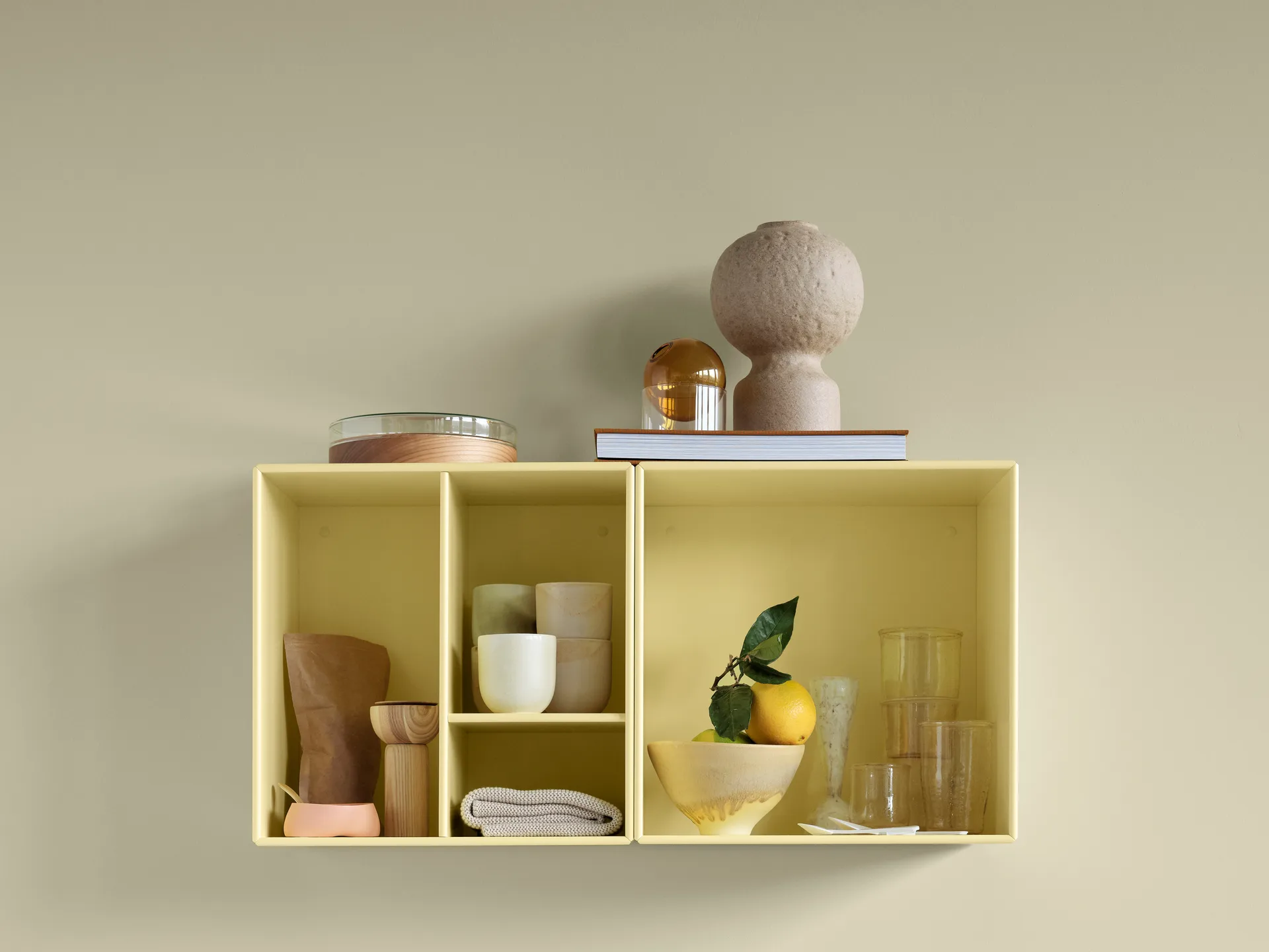 Montana Mini 1002 shelf 35x35 cm, Camomile Montana