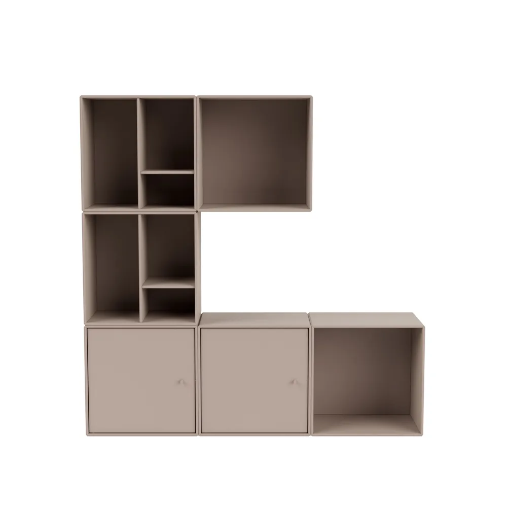 Montana Mini shelving system 6x2 Mushroom,  Montana