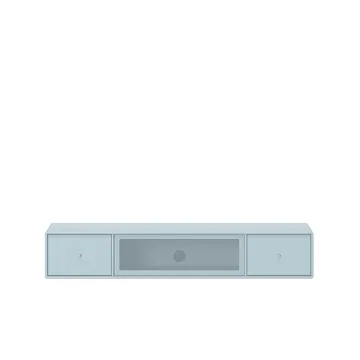 Octave II Media bench - Flint 148, wall-mounted - Montana