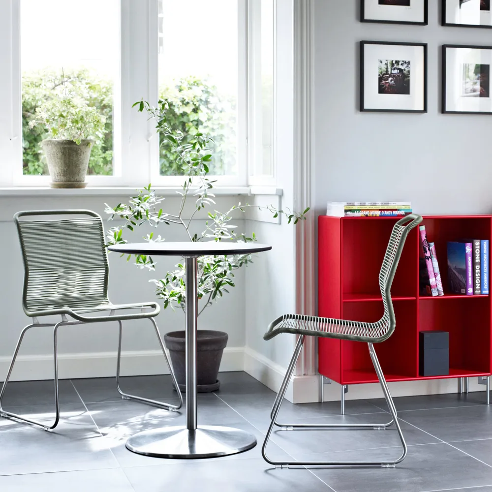 Panton One chair, Black, paper/black lacquer Montana