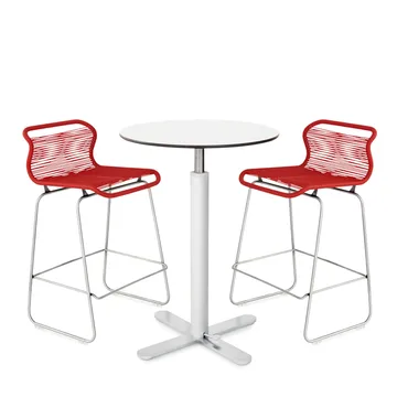 Panton One kitchen barstool - Duke, stainless steel - Montana