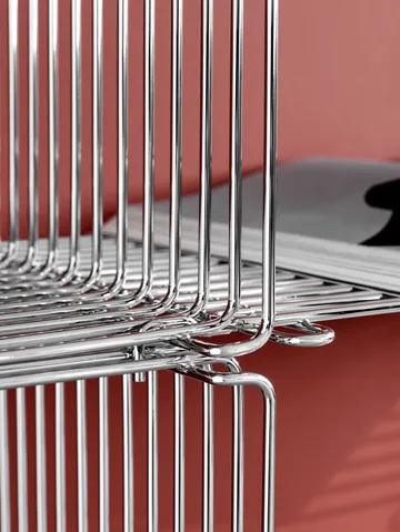 Panton Wire Extended shelf 70x34,8x34,8 cm - Chrome - Montana