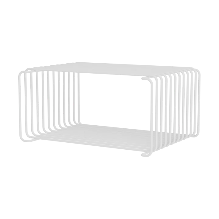 Panton Wire Half Height shelf 34.8x17.2x25.7 cm - Snow - Montana