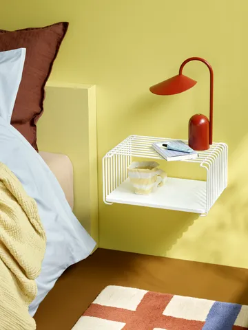 Panton Wire Half Height shelf 34.8x17.2x25.7 cm - Snow - Montana