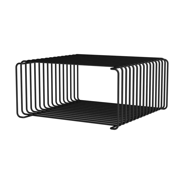 Panton Wire Half Height shelf 34.8x17.2x34.8 cm - Black - Montana