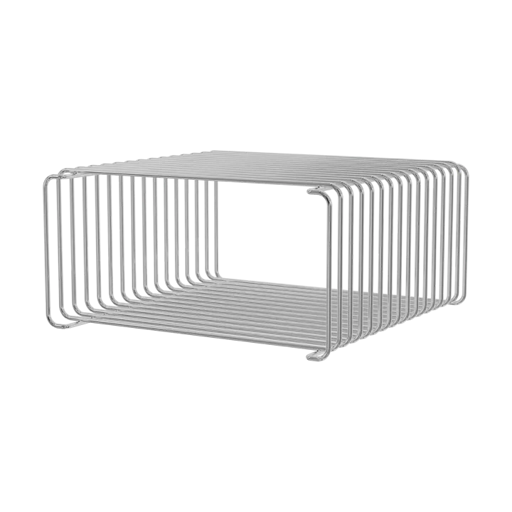 Panton Wire Half Height shelf 34.8x17.2x34.8 cm - Chrome - Montana