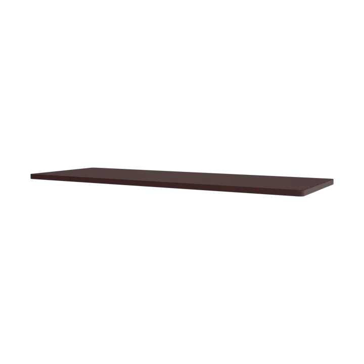 Panton Wire shelf 70,1x25,7 cm - Black red - Montana