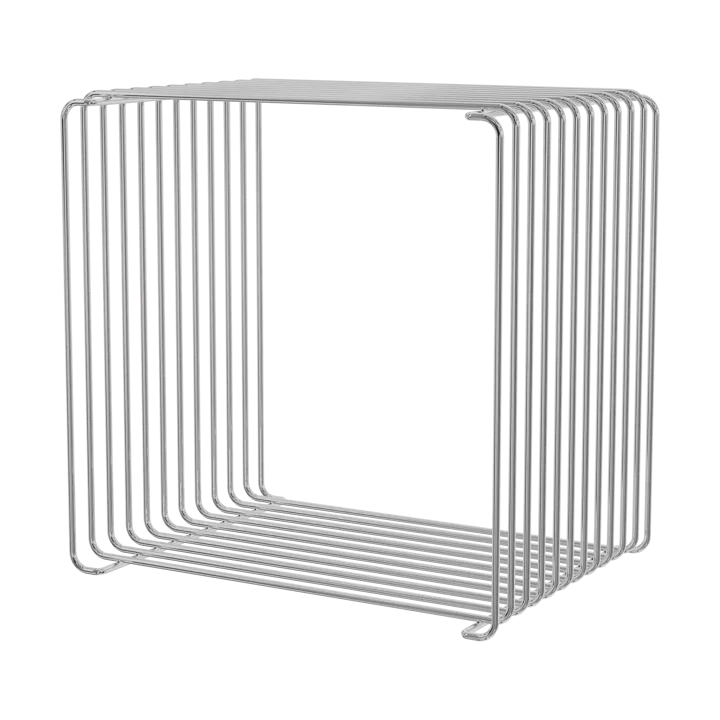 Panton Wire Single shelf 34,8x34,8x25,7 cm - Chrome - Montana