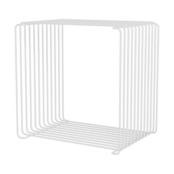 Panton Wire Single shelf 34,8x34,8x25,7 cm - Snow - Montana