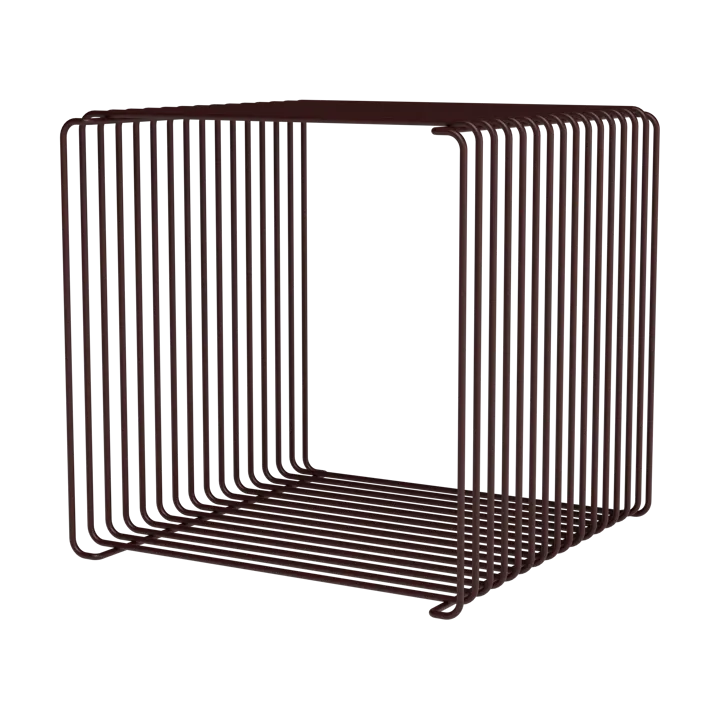 Panton Wire Single shelf 34,8x34,8x34,8 cm - Black red - Montana