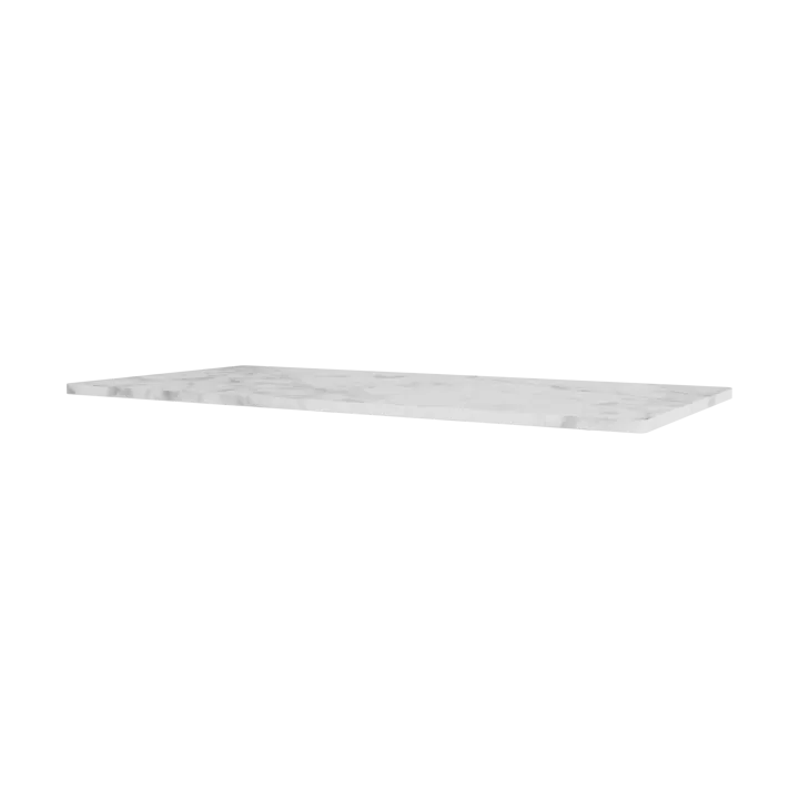 Panton Wire tabletop 70,1x34,8 cm - White marble - Montana