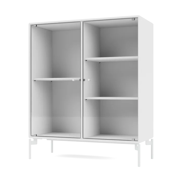 Ripple II display cabinet 69.6x82.2x30 cm - Snow-legs snow - Montana