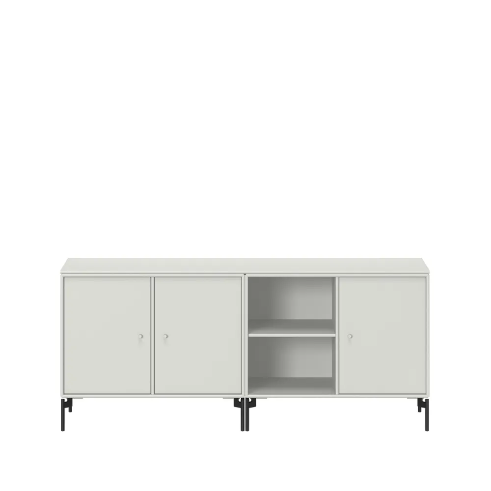 Save side table, Nordic 09, black lacquered leg Montana