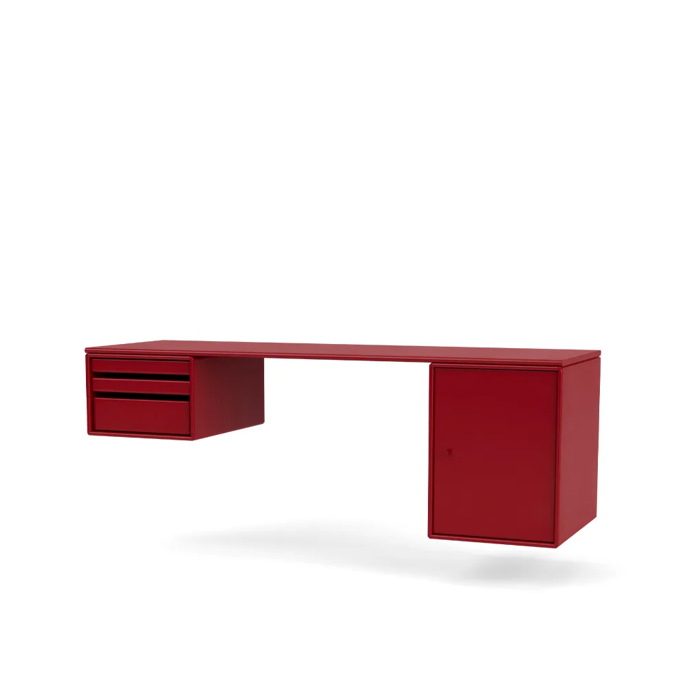 Workshop desk, Beetroot 165 Montana