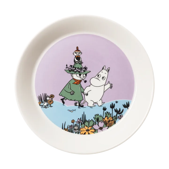 Friends forever Moomin plate - Ø19.5 cm - Moomin Arabia