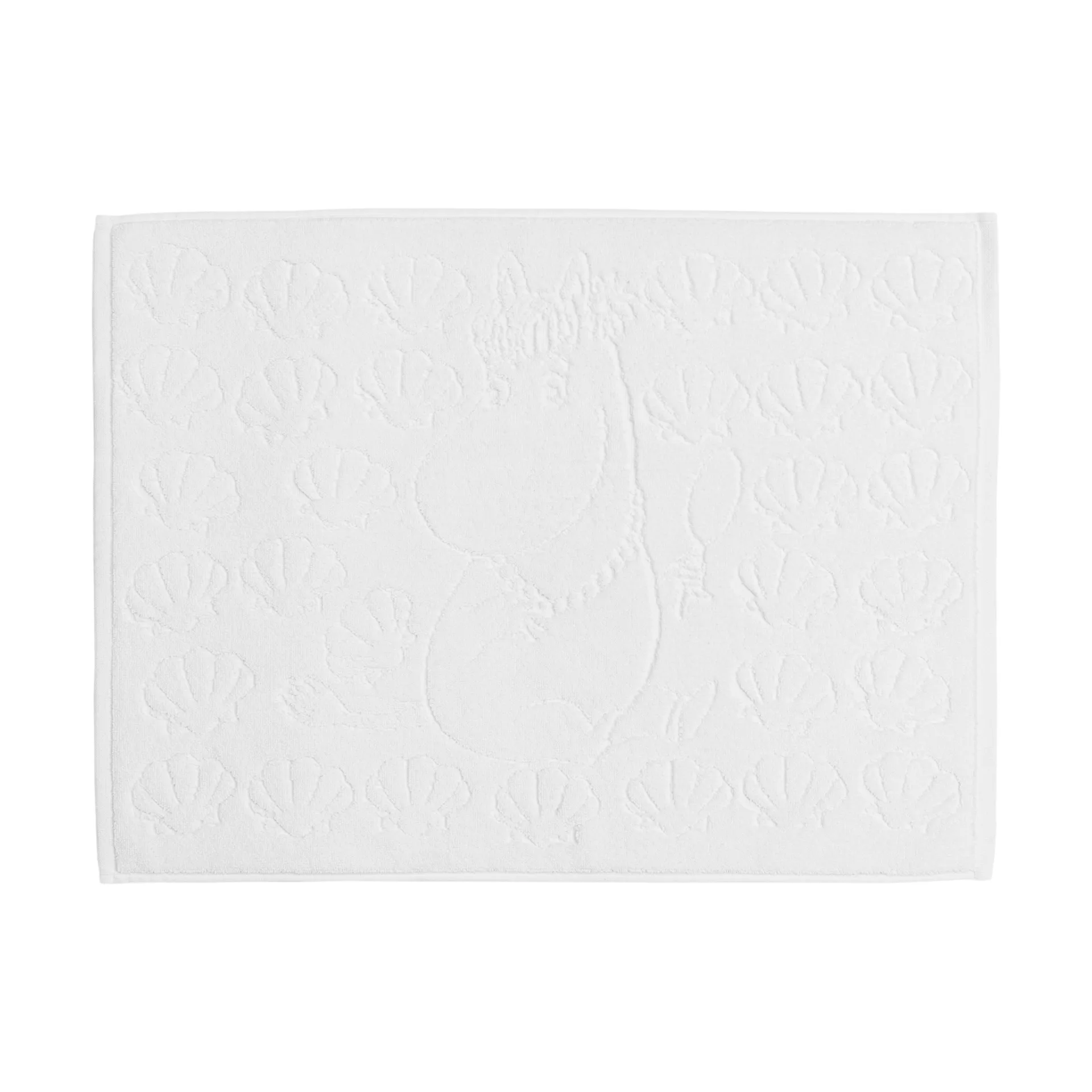 Moomin bathroom mat 50x70 cm, Shell white Moomin Arabia