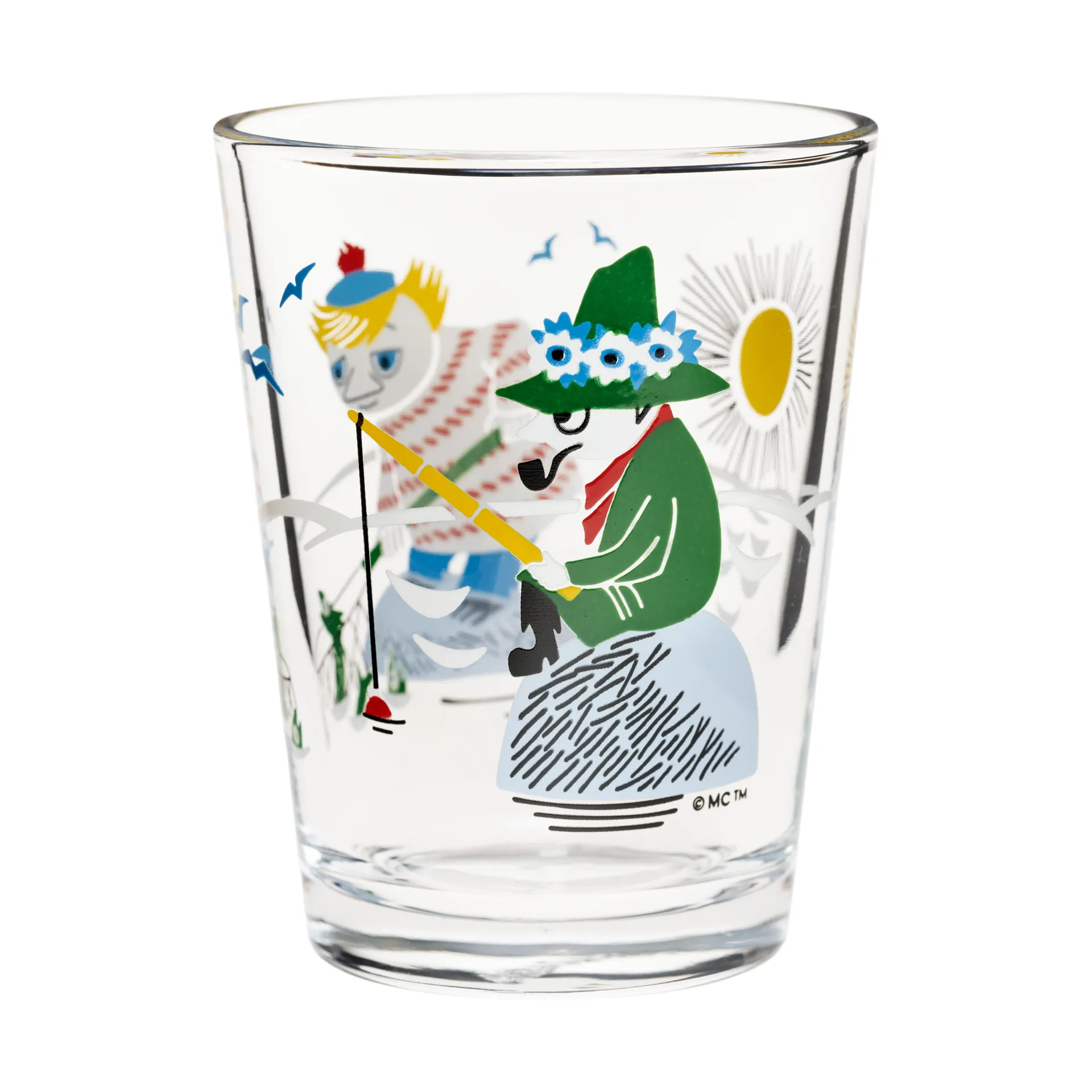 Moomin glass 22 cl, Fishing Moomin Arabia