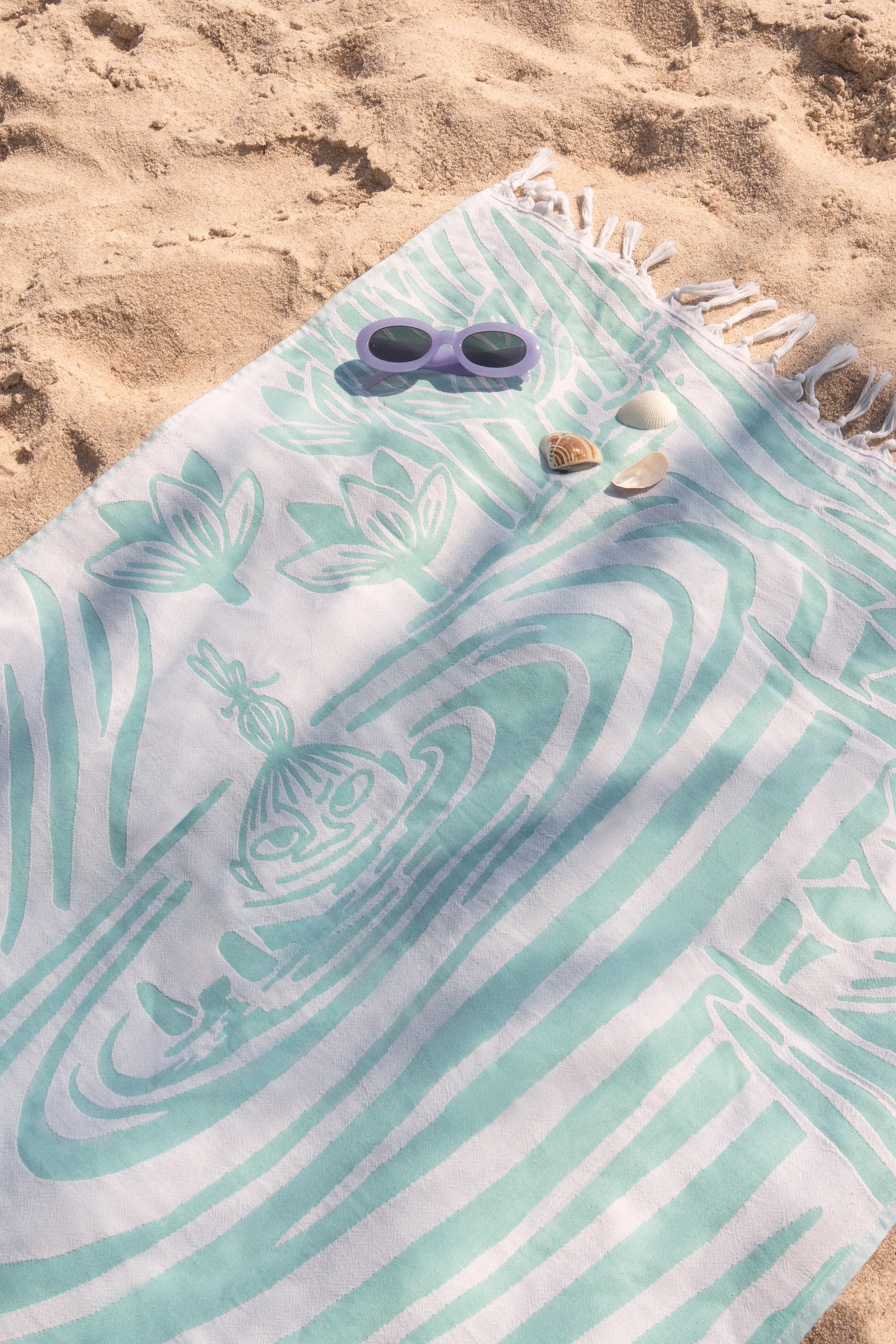 Moomin Hammam towel 80x150 cm, Multicoloured Moomin Arabia