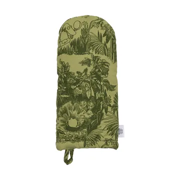 Mystikens skog Mumin oven glove - Green, 15x34 cm - Moomin Arabia