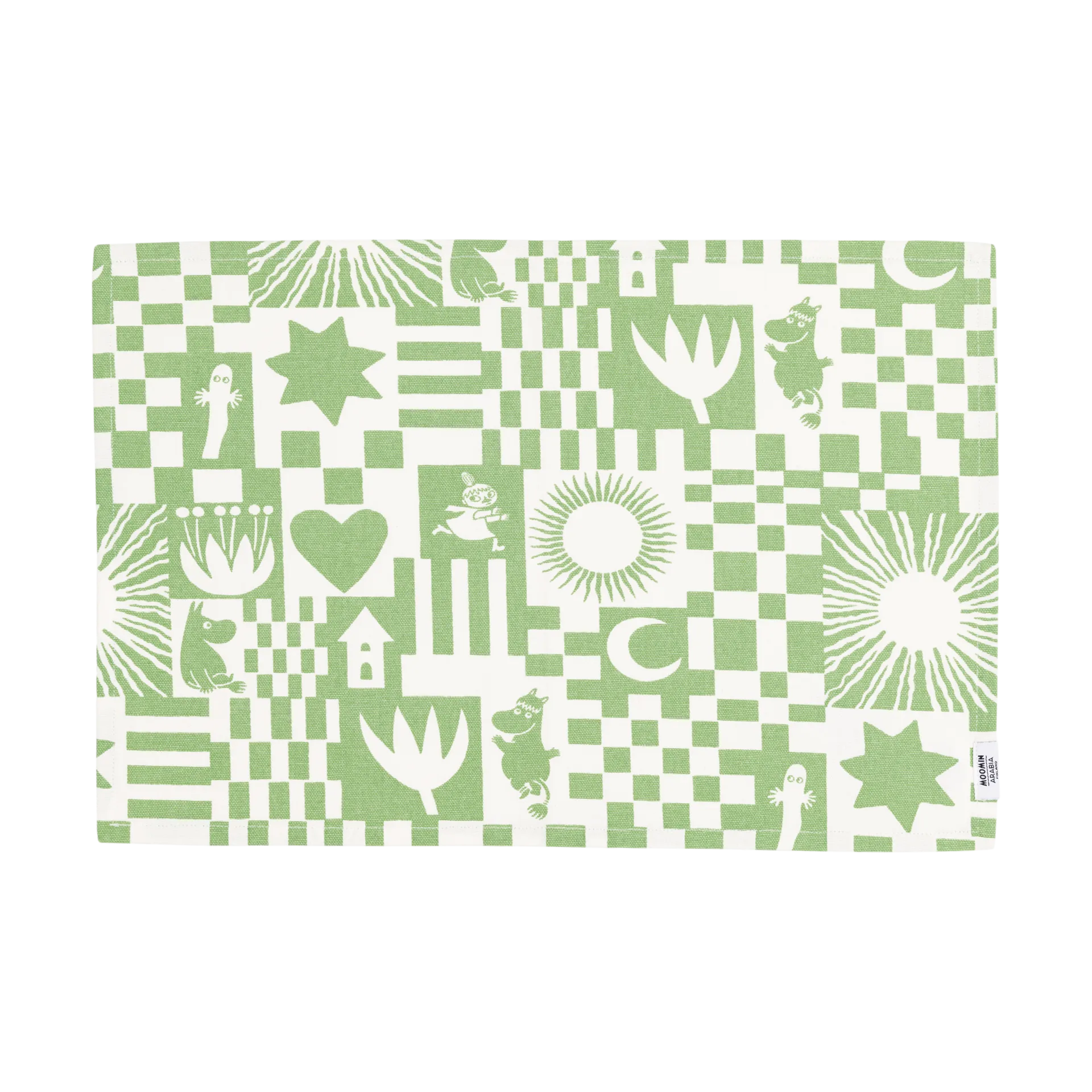 Party Moomin placemat 31x46 cm, Green Moomin Arabia