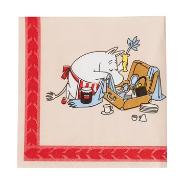 Ready for vacation Moomin paper napkin 33 cm - 20-pack - Moomin Arabia